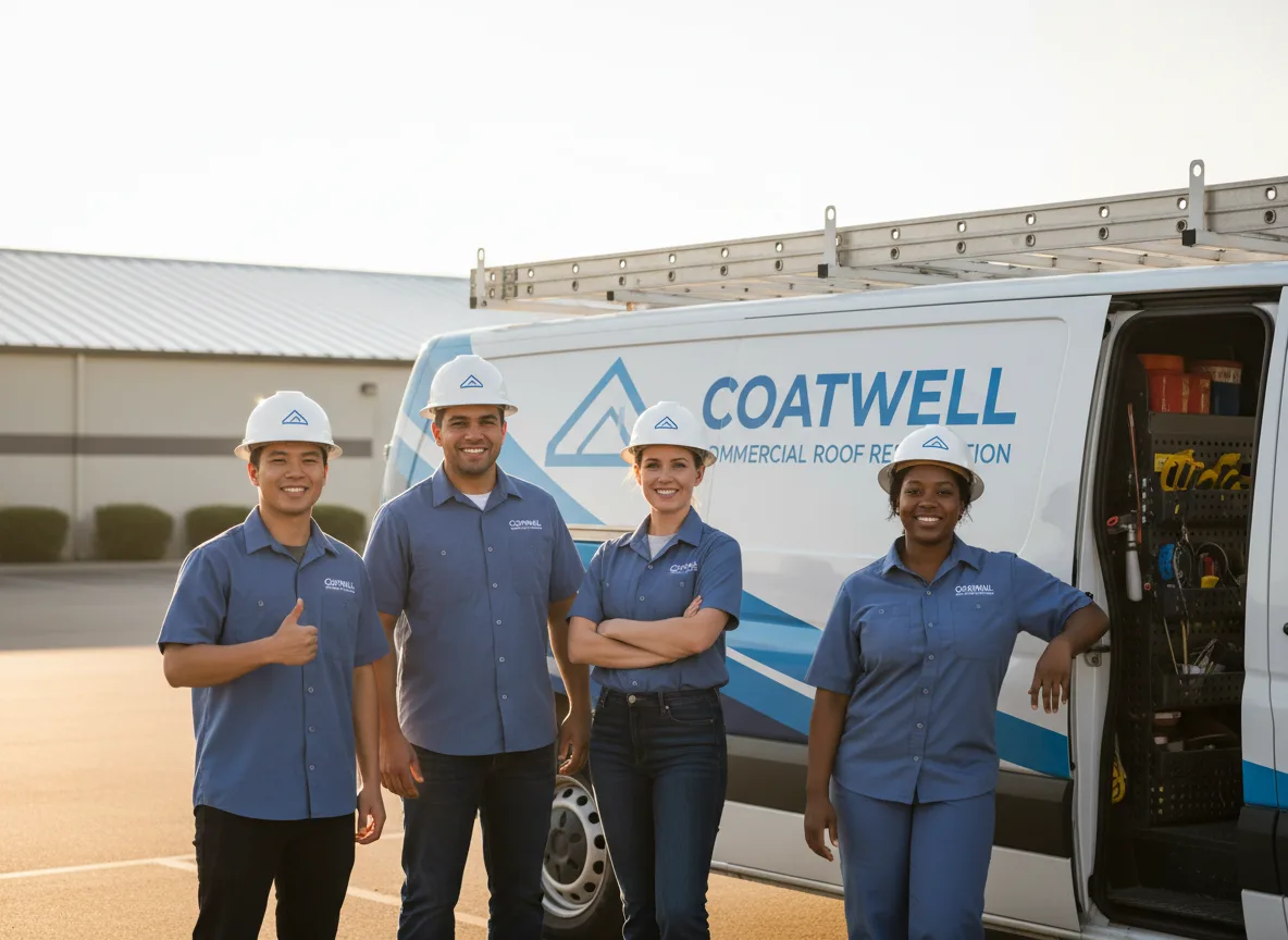 Commercial roof coating company in Coalgate, OK